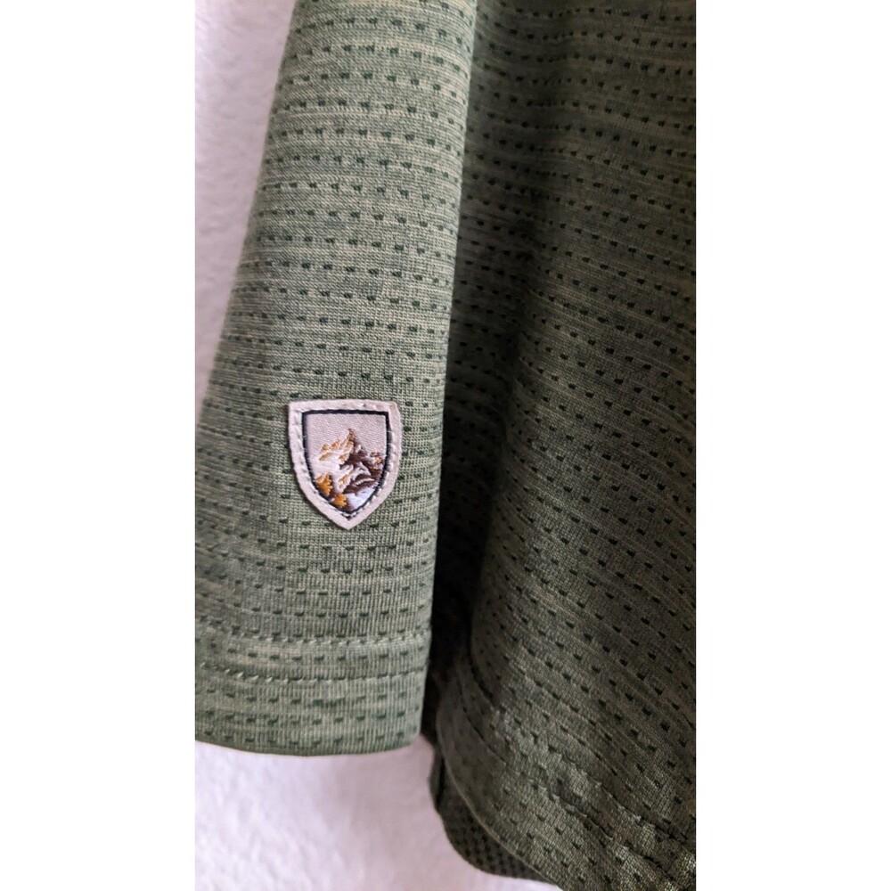 Kuhl Engineered Polo Shirt Mens Green Outdoor Performance Wicking Hiking XXLarge - Picture 10 of 14